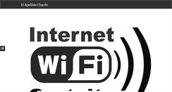 Desktop Screenshot of apellidochacon.es